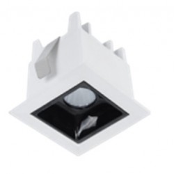 Foco empotrar LED fijo Cuadrado 43x43mm MINI 2W Blanco, desde 12,60€/ud